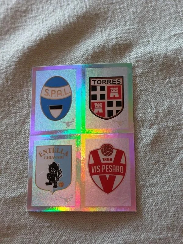 Panini / Sticker : S.P.A.L. - Torres - Entella - Pesaro